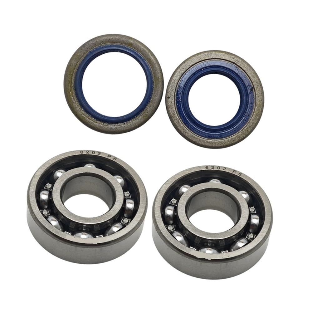 Cojinetes de bolas y retenes para reparar el cigüeñal de motosierras de tala 365 y 371