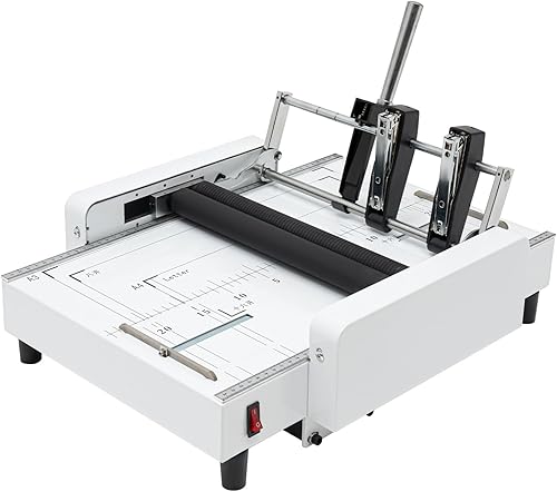 Máquina para hacer folletos, máquina de grapadora de carpetas de papel A3 Diseño 2 en 1 con rodillos plegables de silicona Encuadernación precisa