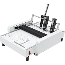 A3 Booklet Folding and Binding Machine Automatic Booklet Maker 2 in 1 Multifunctional Paper Machine Booklet Folder Stapler Stapler for Schools, Print Stores, Offices