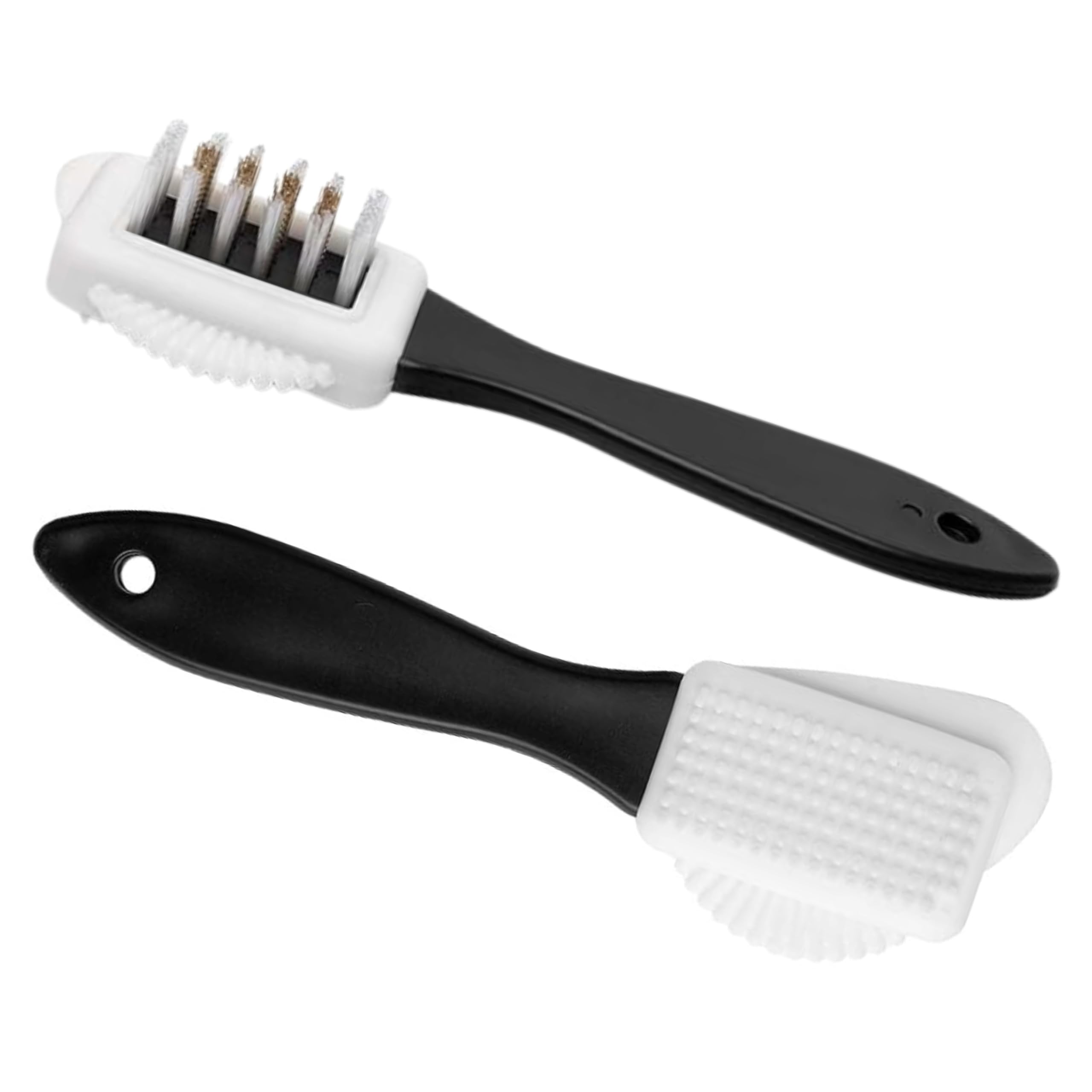 Shoe Clinic Nubuck & Suede Brush for Shoes | Remove Dirt & Restore Nap | 4-Sided for Complete Preparation & Gentle Cleaning of Footwear | Cleaner For Boots, Trainers, Uggs & More