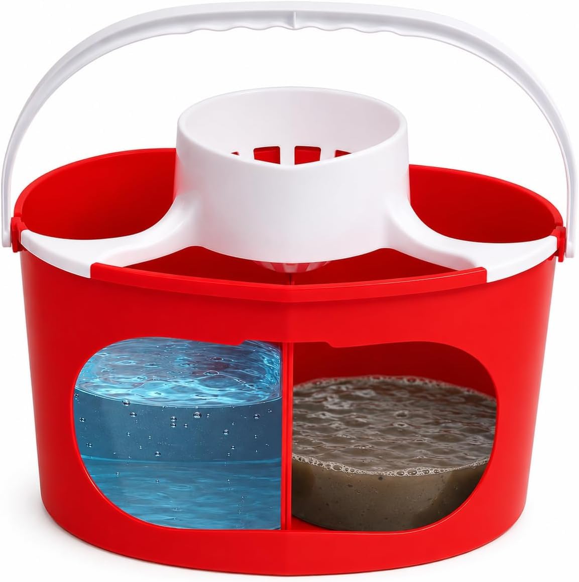 Cubo fregona dos compartimentos para limpieza profunda del hogar con ACQUA Pro de 14L