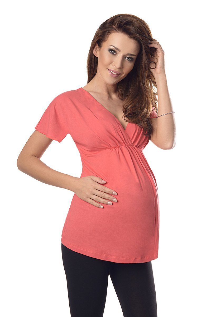 Purpless Maternity 2in1 Pregnancy Nursing Top Tunic Shirt Blouse Pregnancy Breastfeeding Women 7042 — view 13