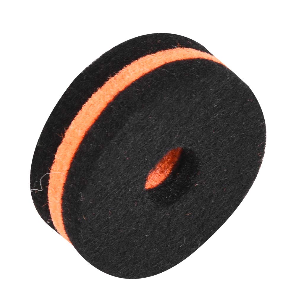 Support de Cymbale en Feutre, 10 Pièces, 35mm, Noir, Orange, Manchon de Protection, Pièce de Rechange