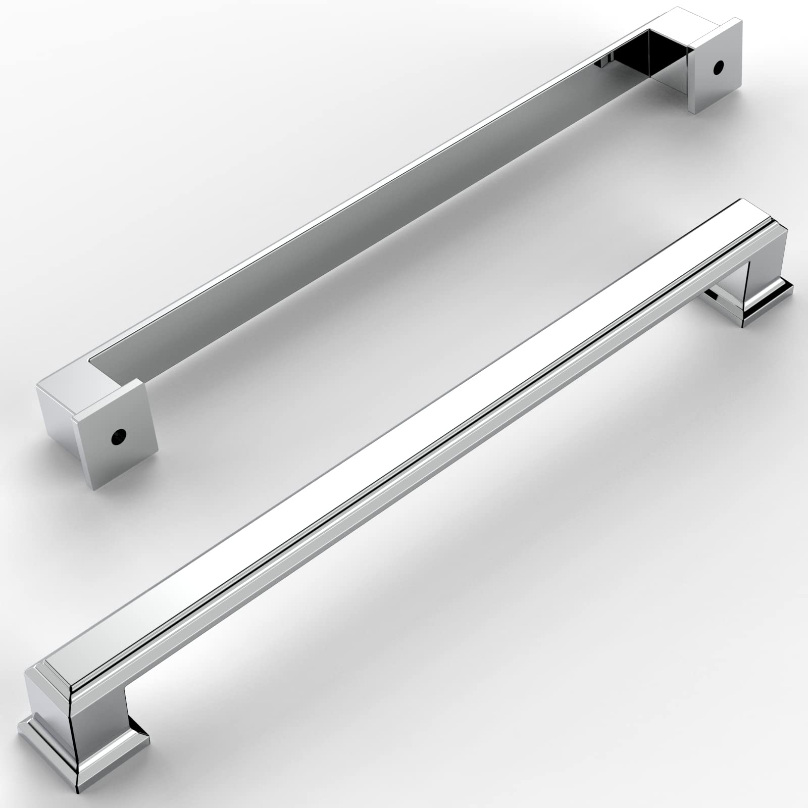 Matte Black Cabinet Pulls - 10 Pack -16