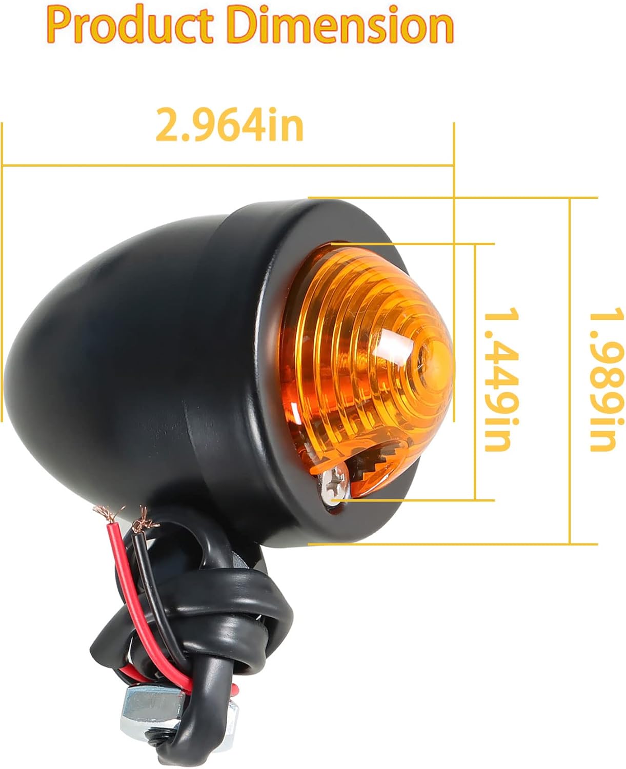 Spot Fog Light Bar Turn Signal Replacement for Honda VT 1995-2003 2005-2011 VTX 2002-2009