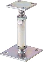Alberts 212391 Ancre de poteau | réglable en hauteur, à visser | passivé | hauteur 150-190 mm