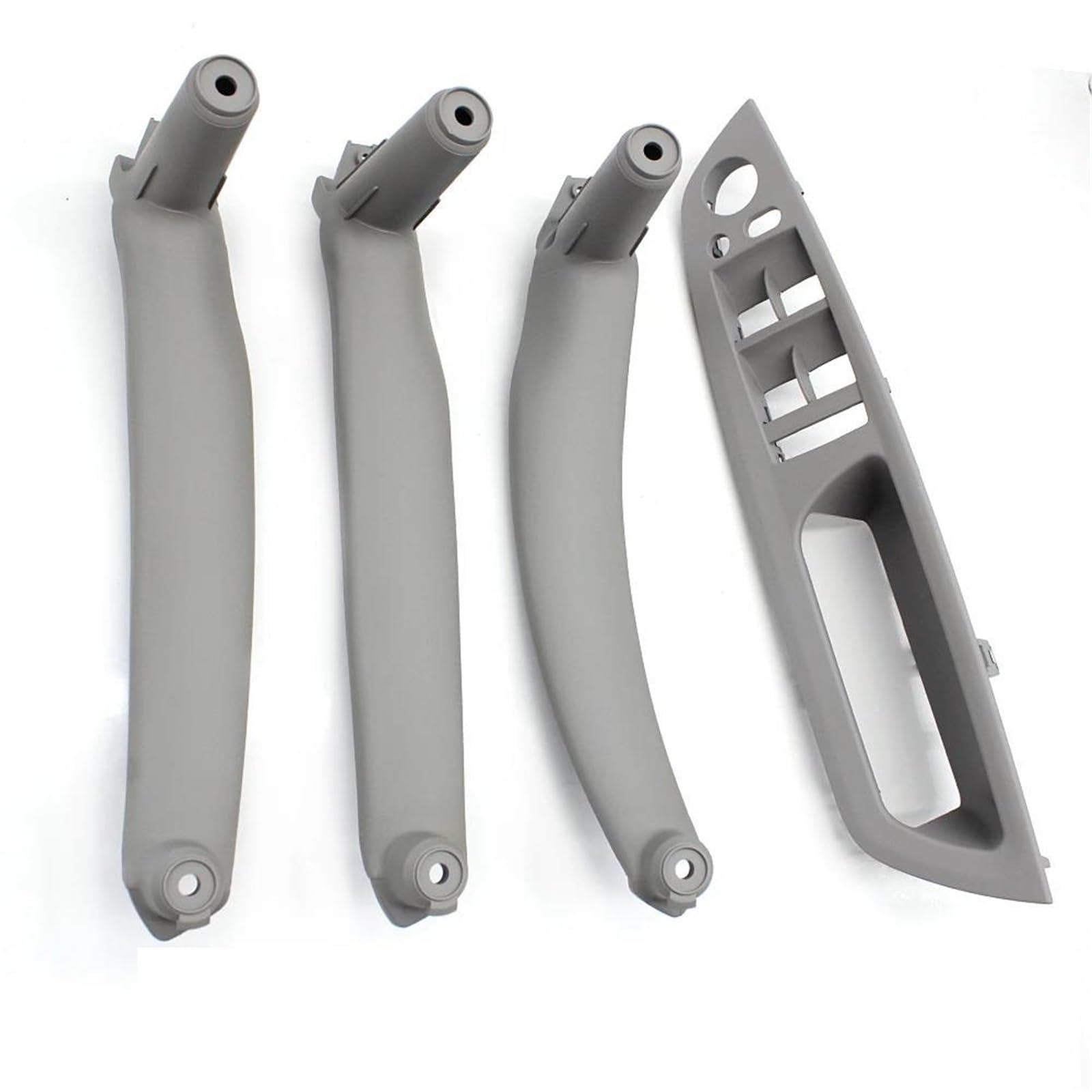 JTWMTY LHD RHD 4PCS Set Inteior Door Pull Handle Kit Replacement Parts for BMW X5 X6 E70 E71 2007-2013(Titanium RHD)