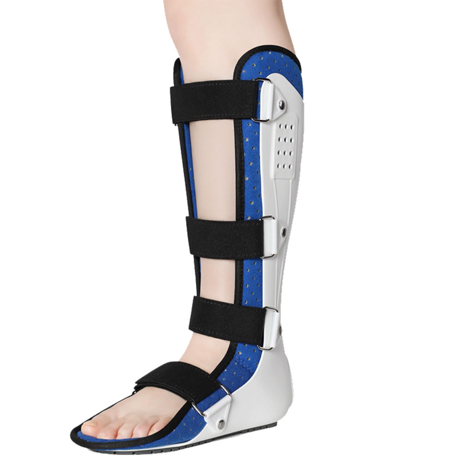 Tobillera Ortopédica para Fracturas, Bota Corta para Tobillo Y Pie Caído, Férula con Placa De Protección Frontal, Férula Nocturna, Estilo B, Izquierda, L