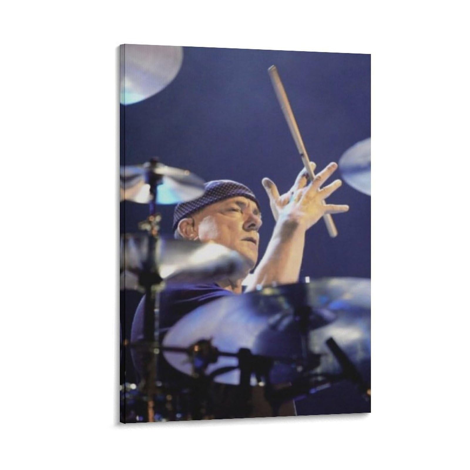 FCOIN Neil Peart Canvas Poster Canvas Wall Art Poster Decorative Modern Home Print Picture Artworks Posters 12x18inch(30x45cm)
