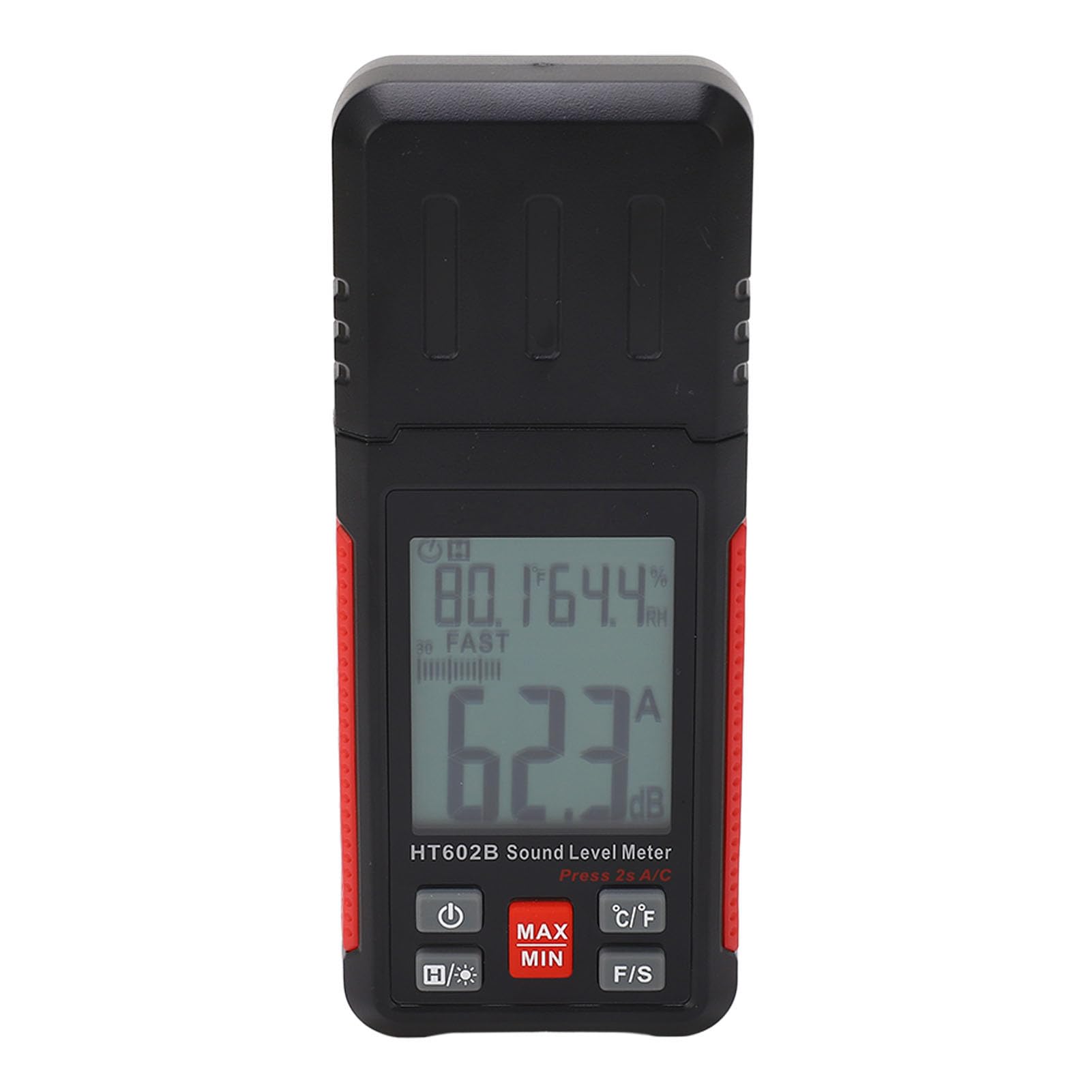 Sound Meter, Digital Sound Level Meter Portable SPL Meter Portable SPL Meter Audio Noise Measure with AC Weighted, Range 30, Sound & Noise Meters