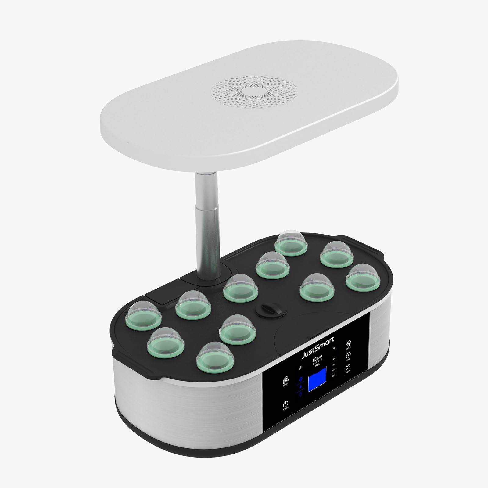 Garvee Kit De Germination Hydroponique 12 Capsules, Jardin d'Herbes Intérieur avec Éclairage LED Complet 26W, Contrôle Via Application