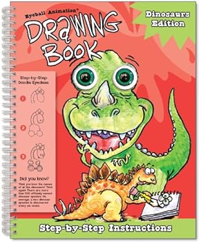 Paperback Drawing Book: Dinosaur Edition Book