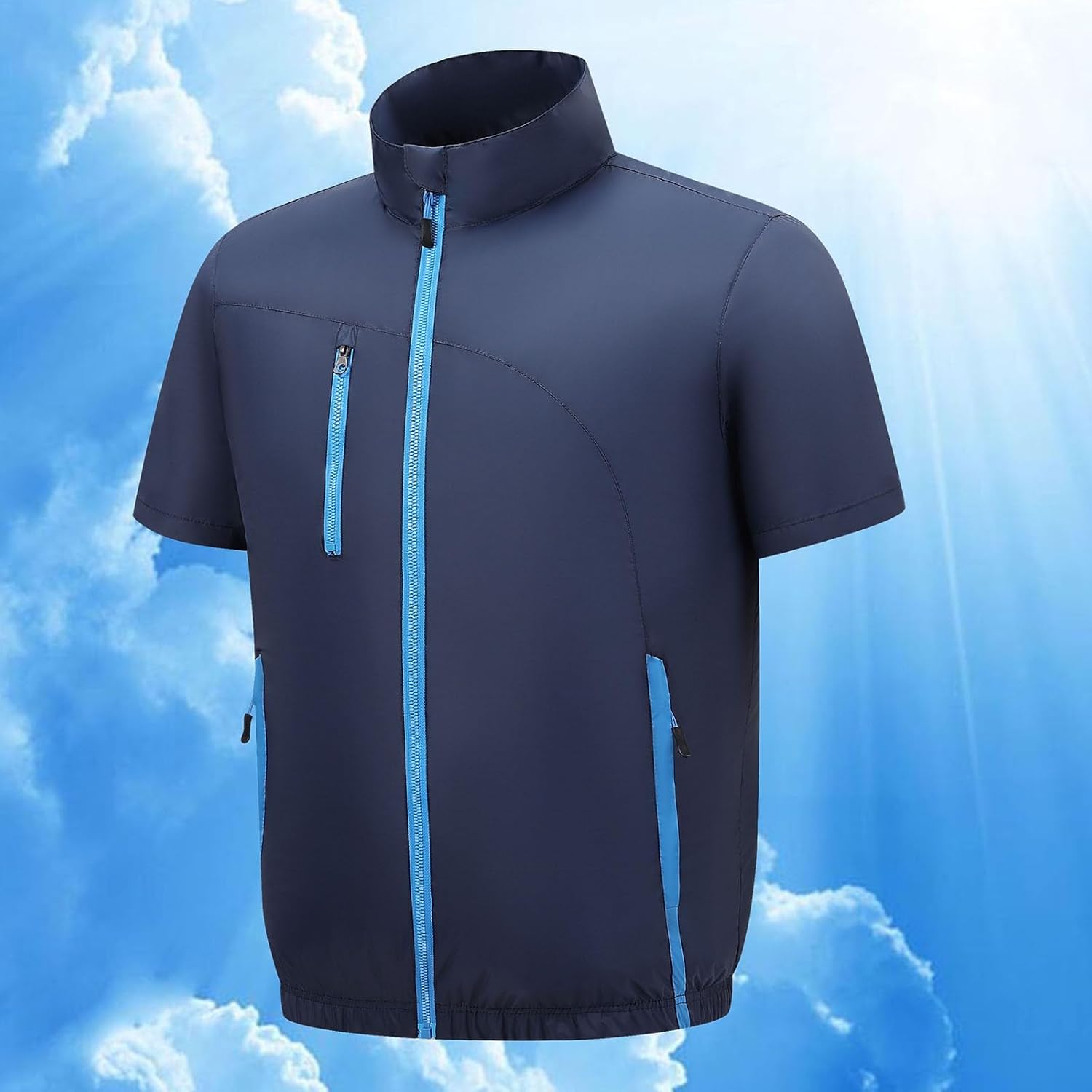 ポリエステ 素子式 フリー 水冷服 と併用可 電動ファン用ウェア 強化 最新冷却服 単品 温度調節 戸外 大容量バッテリー 革新 速