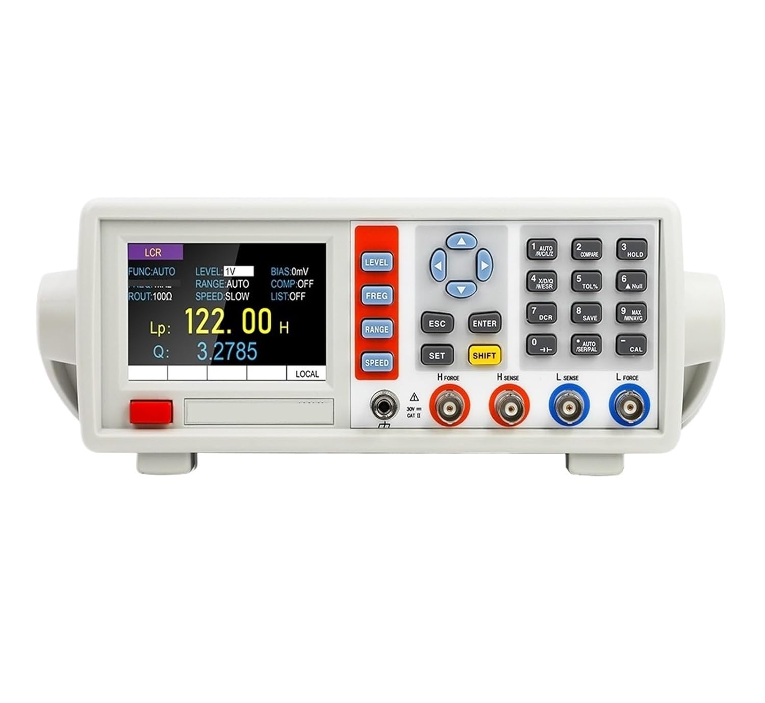 Benchtop LCR Meter Digital LCR Bridge,4091C Measures Inductance Capacitance Resistance USB/RS232C Data Save
