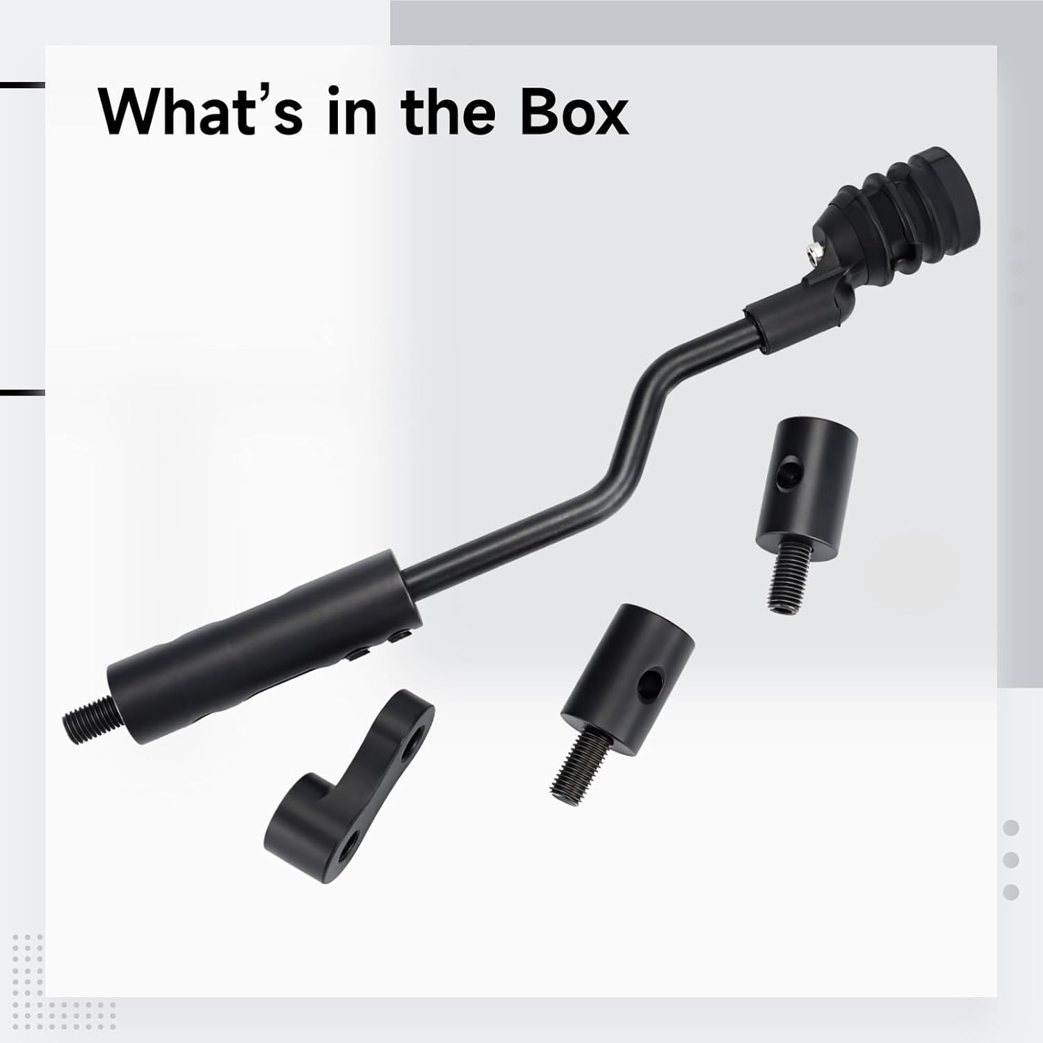 Archery Stabilizer with Adjustable Metal Arms and Multi-Point Mounts, Reduces String Noise and Improves Shooting Control