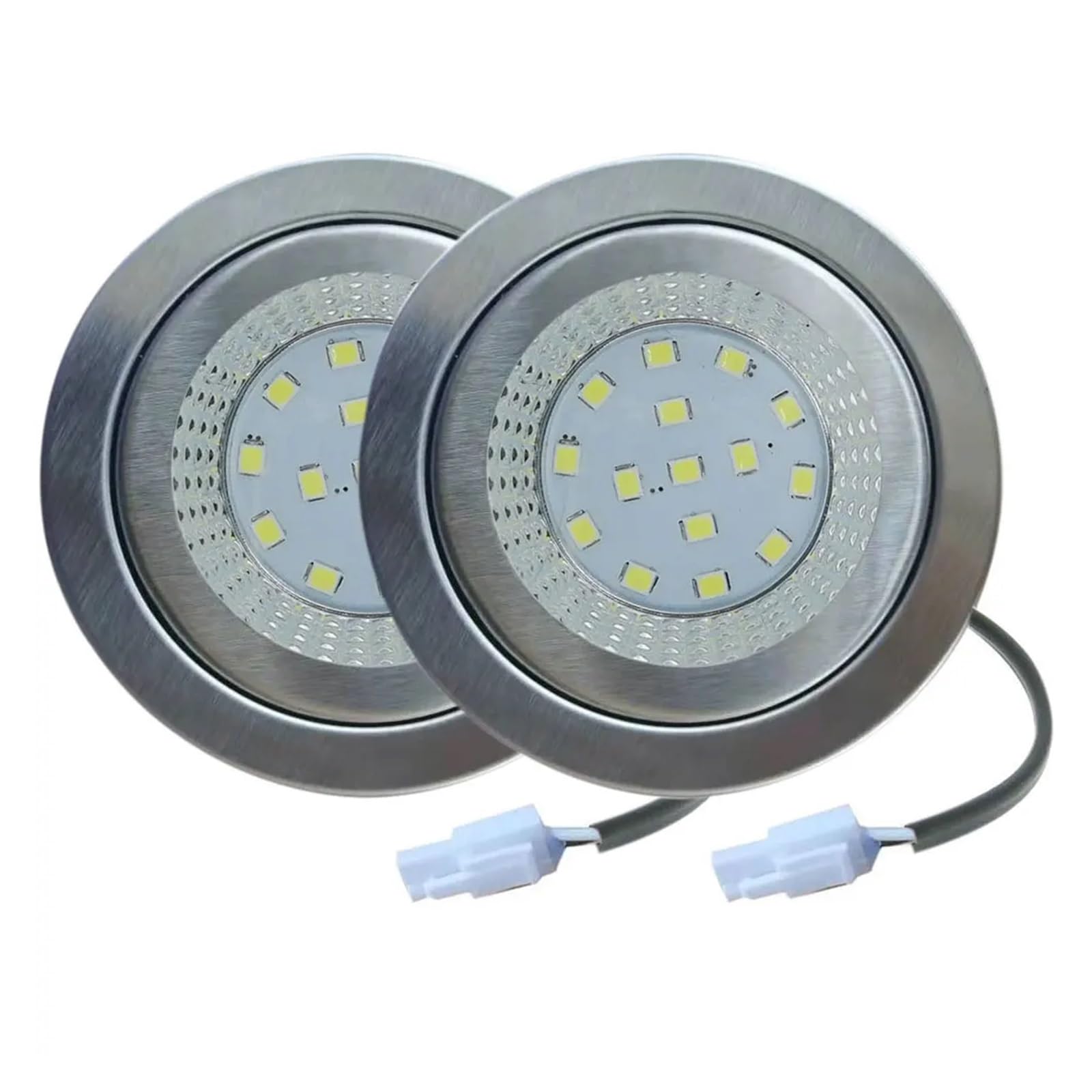 2-Piece 20W Bulb Equivalent Kitchen Range Hood Light Kit 3W LED 12V DC Lamp，Easy To Install(White 6000K)
