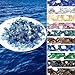 Onlyfire 10 pounds Fire Glass for Propane Fire Pit and Gas Fireplace, 1/4 Inch Reflective Firepit Glass Rocks for Fire Pit Table and Fire Bowl, High Luster Pacific Blue