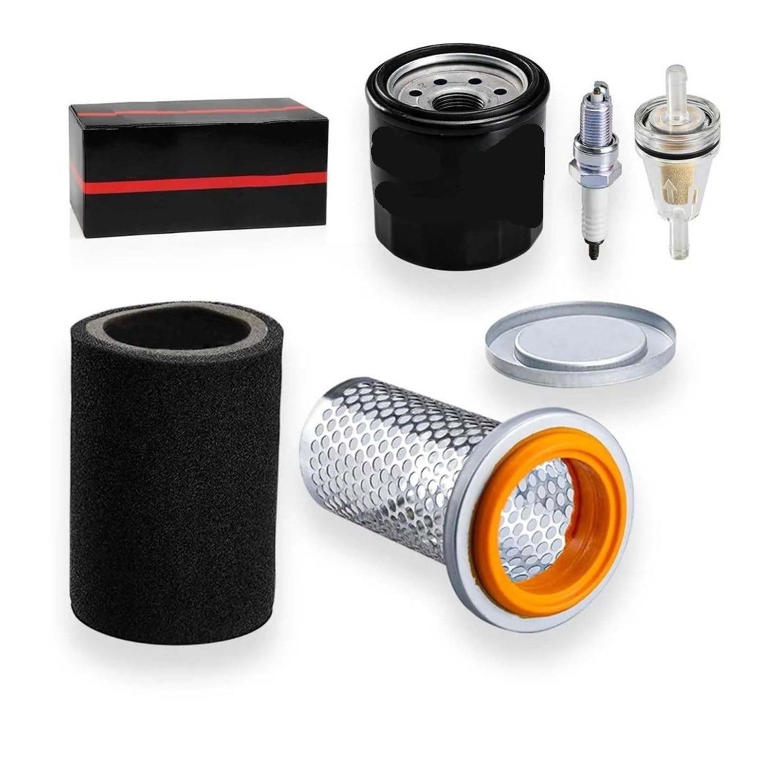 Filtr Powietrza I Klatka Prowadząca Zestaw Filtrów Oleju Pasuje Do Yamaha Grizzly 350 400 450 Bruin Kodiak Wolverine 5UH-E4458-00-00 Filtr powietrza wkład