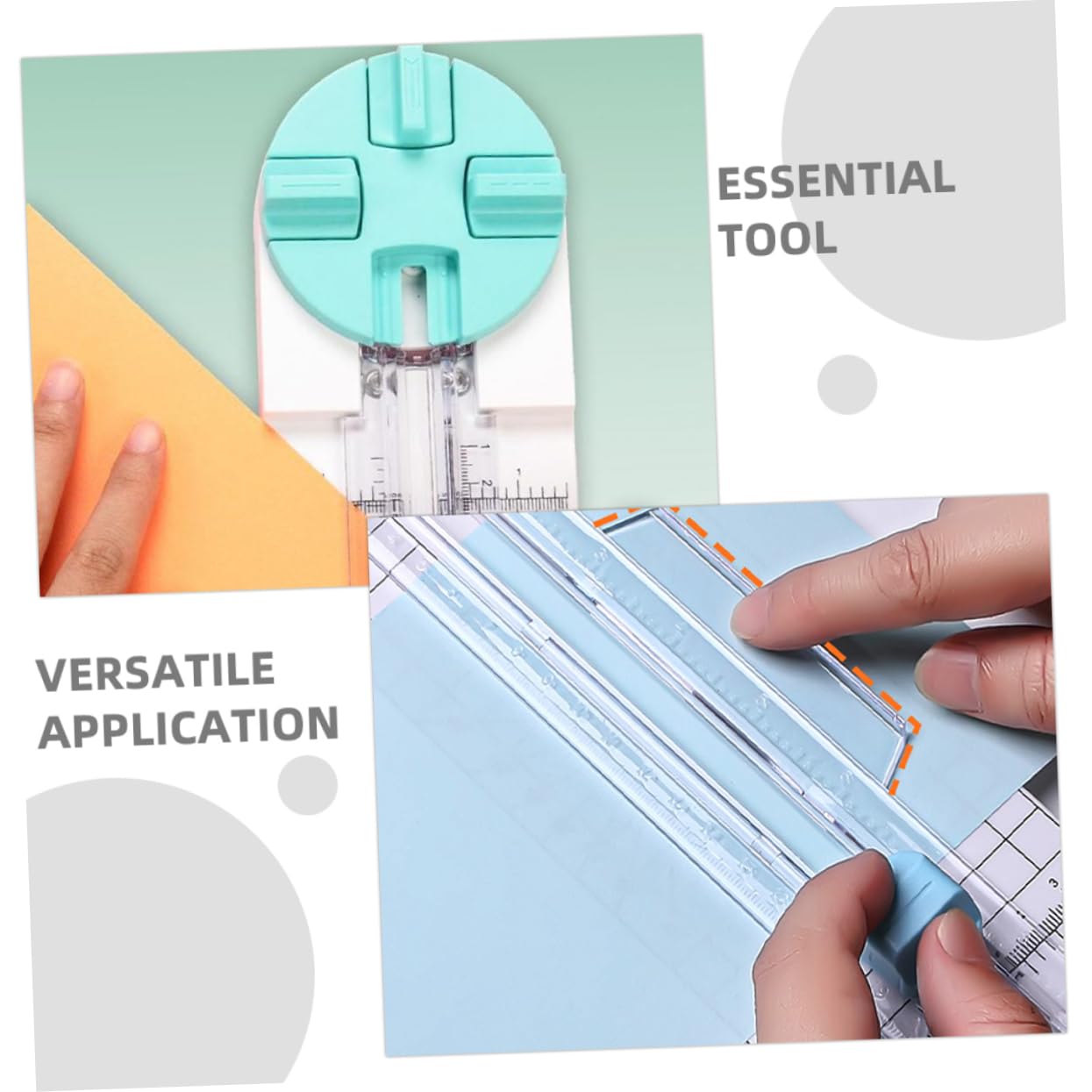 Papierschneider Robuster Kartonschneider 2 Stück Schneidewerkzeuge Für Bastelarbeiten Lineal Für Scrapbooking Papier Geschenkpapier Rollenschneider
