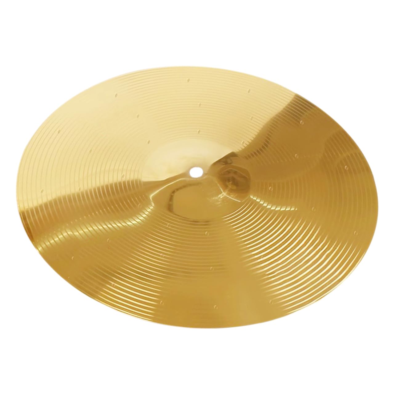 HANABASS Practice Drum Cymbal Metal Jazz Crash Cymbal Lightweight and Portable Workmanship for Performance for Drummers and Music Enthusiasts