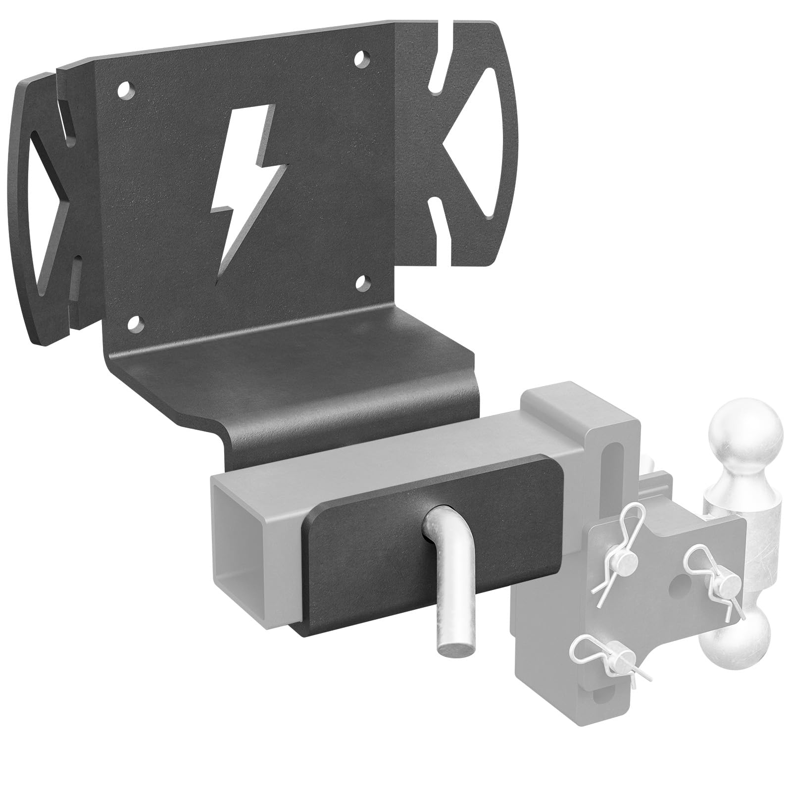 Johorn for Ford Boxlink Hitch Holder for Truck Bed, 2" Hitch Storage Bracket Compatible with 2015-2026 Ford F-150 F150 Hitch Receiver Frame with Ball Mount Used for Truck, RV, Boat, ATV, Camper &amp; Farm