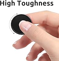 Vista 6 de juego de 100 fichas de aprendizaje de plástico opaco, mini fichas de póquer, fichas de juego con caja de almacenamiento (Negro+Blanco, 2,54 cm)