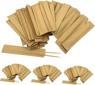 Parliky 1 Caixa De Palitos De Frutas Palitos De Dente Palitos De Madeira De Bambu De Ponto Único Palitos De Fio Dental Mini Alimentos Palitos De Coquetel De Frutas Para Festa De Comida