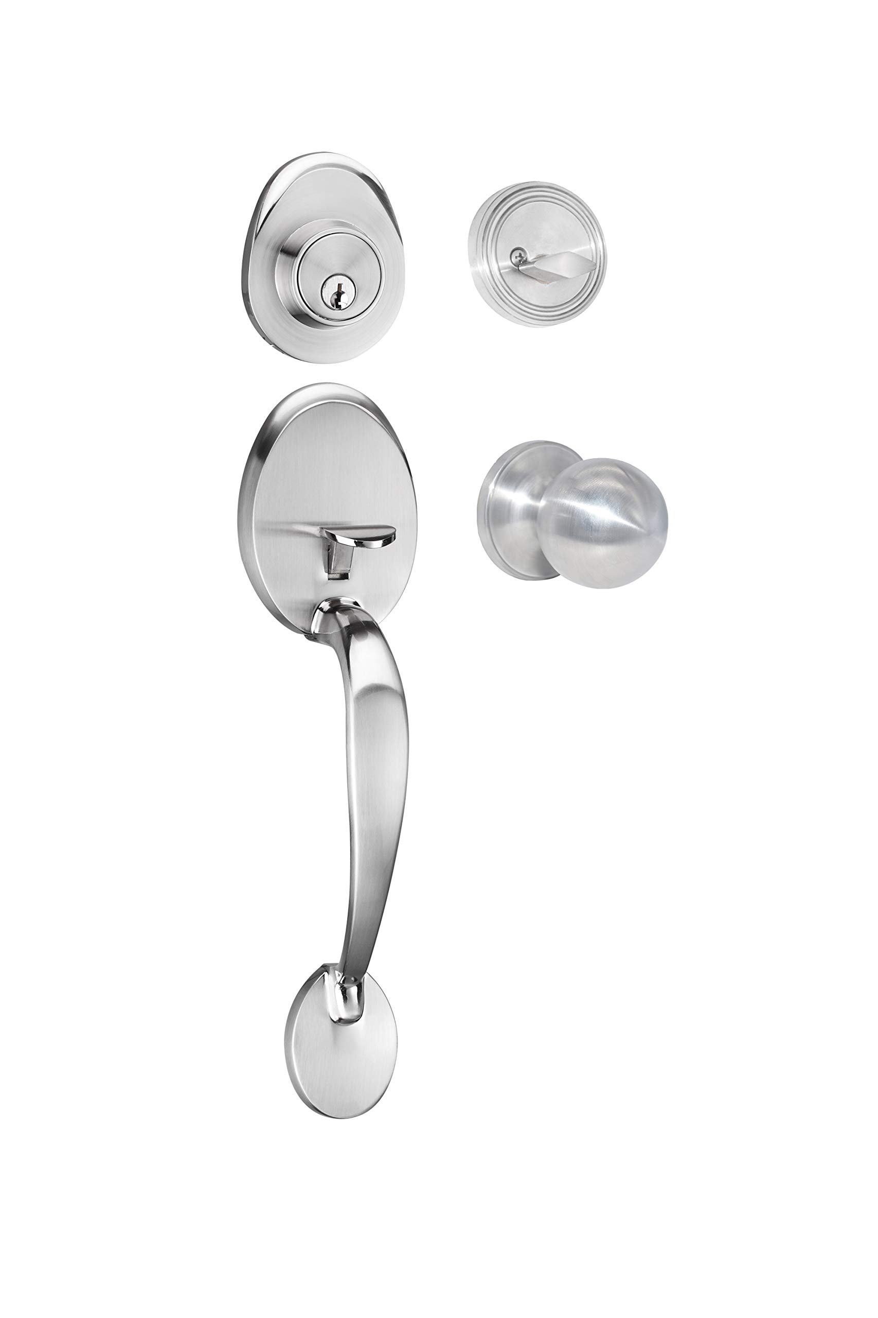 Buy COLOSUS NDL 825( Silver) Door Lock Entry Handleset Modern Style