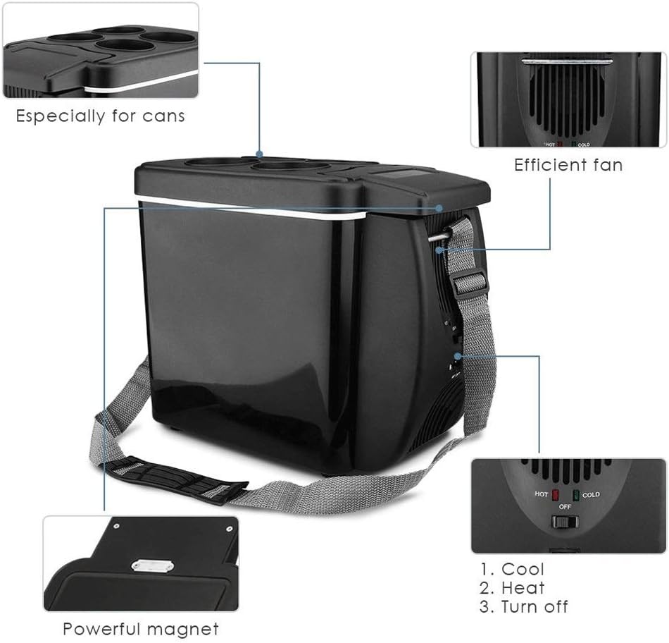 Household appliances Portable Car Refrigerator, Mini-Refrigerator Mini Fridge, Large Capacity Heating and Refrigerating Storage Box