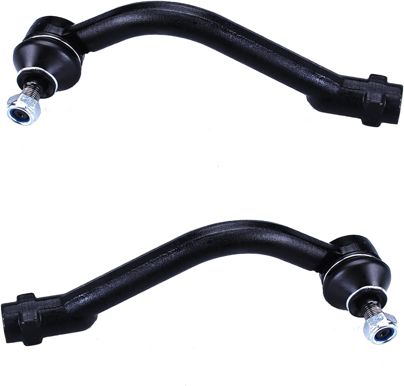 2pc Front Outer Tie Rod End Kit ES800104 ES800105 for Hyundai Azera 2006 2007 2008 2009 2010 2011, Sonata 2006-2010, Steering Tie Rod Ends Front Outer Kit for Kia Amanti 2008-2009