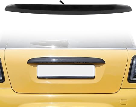 Rear Trunk Hatch Handle with Lamp Trunk Liftgate Pull Handle Tailgate Trim Lid Black Replacement for BMW Mini Cooper R56 R57 2005-2015 51132753602
