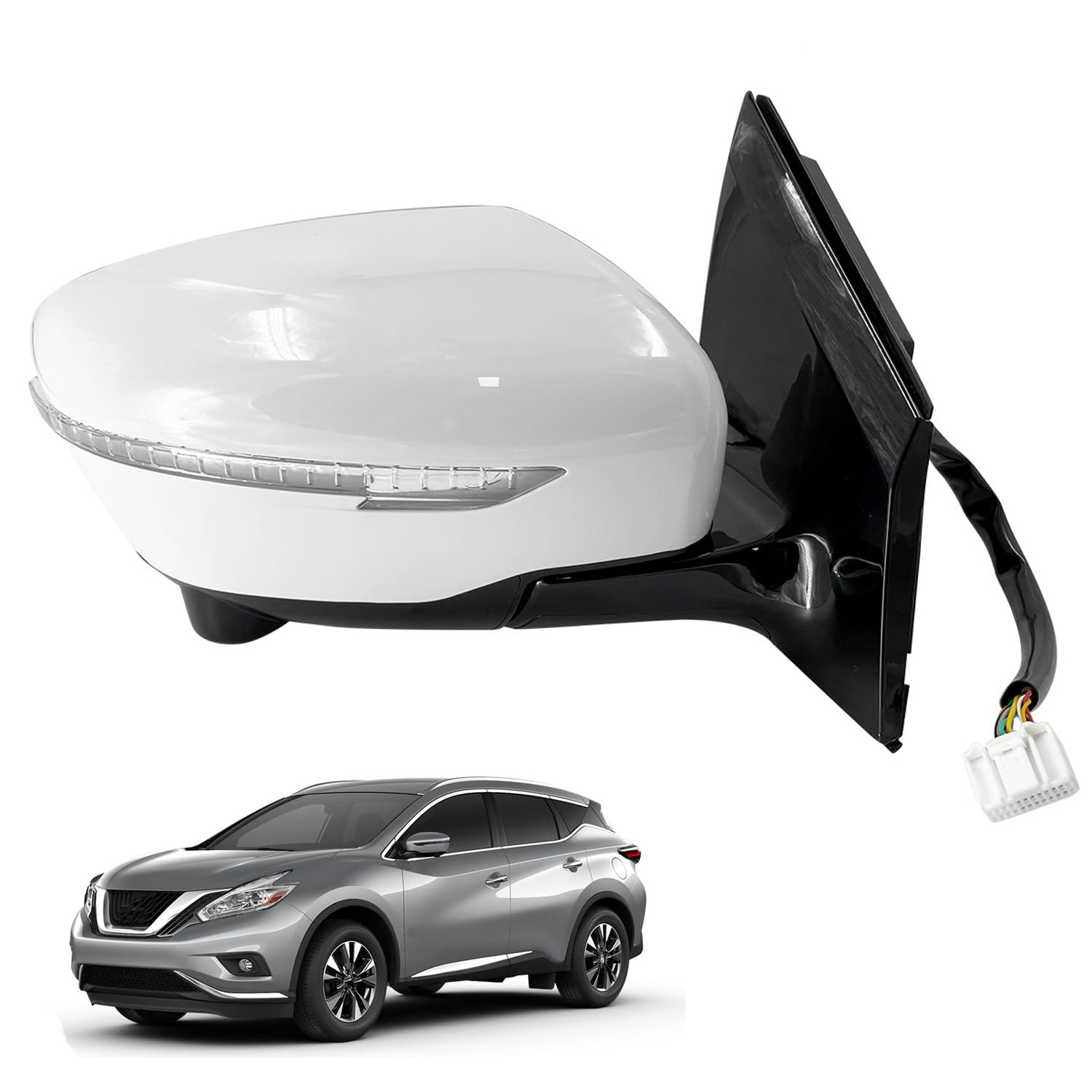 Amazon.com: 13 Pins Right Passenger Side Door Mirror Fit for
