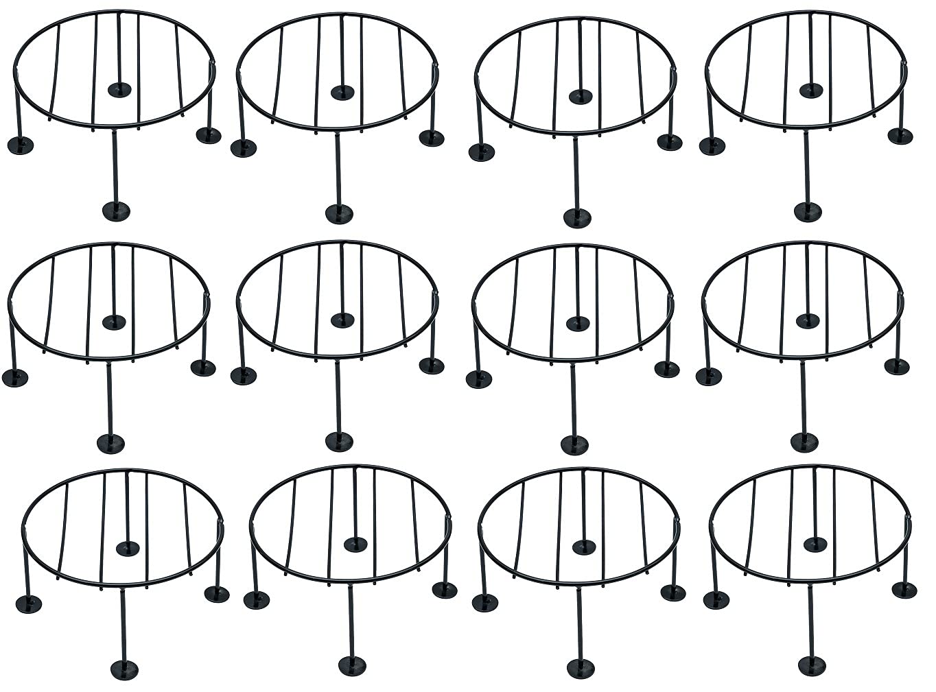 Easyroot Metal Round Pot Stand Rust Free Plant Stand, Flower Pot Stand, Gamla Stand (Pack of 12) (B09FZFS32P) Amazon Price History, Amazon Price Tracker