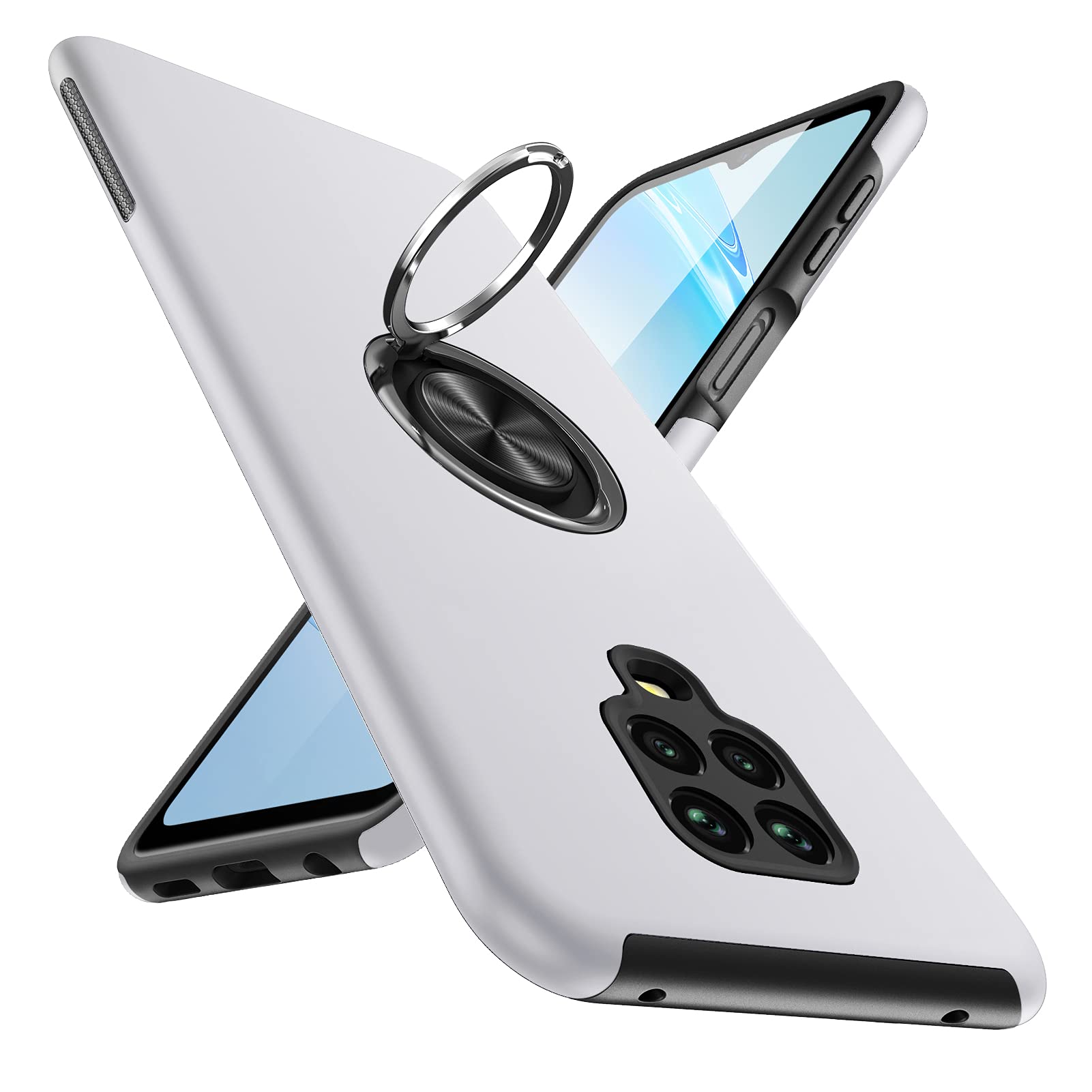Amazon.co.jp: CQTMYWL 対応 Redmi Note 9S 用の ケース リング 耐衝撃