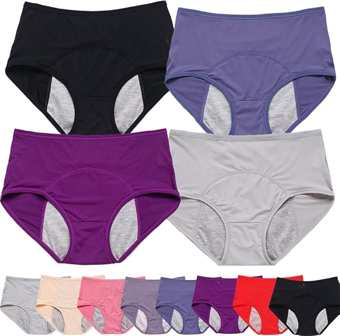 Grishay Leakproof Underwear, Vianys Period Panties Women, High Waisted