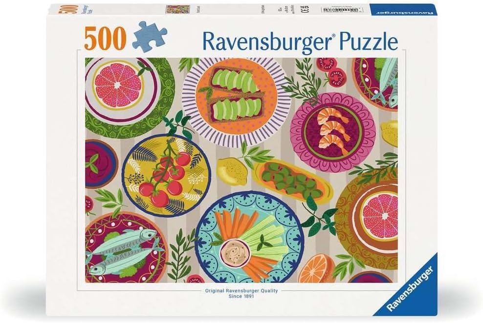 RavensburgerPuzzle 12000776 - Delicious Picnic - 500 Pieces Puzzle for Adults and Children from 12 Years