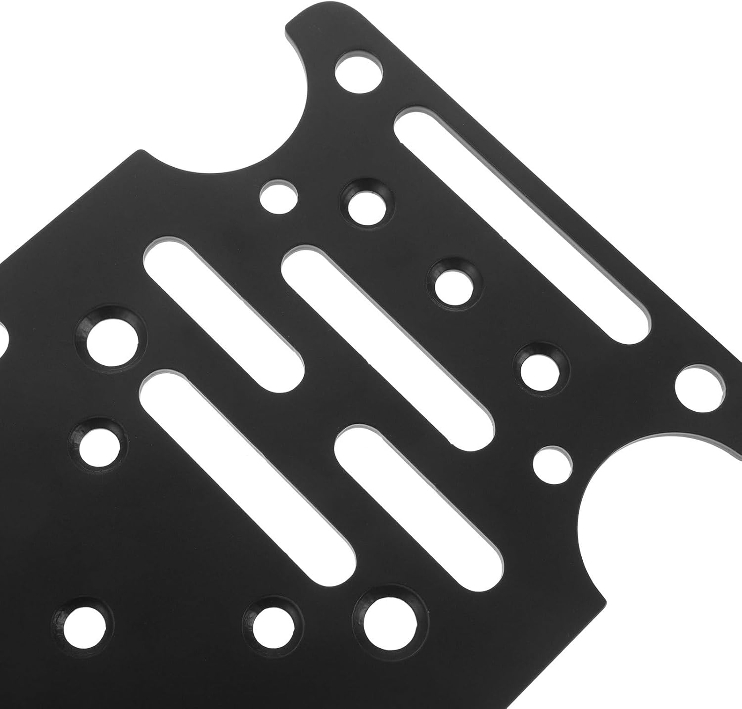 COLLBATH Heavy Duty Mailbox Mounting Board - Steel Mounting Bracket for 4x4 Post Mailboxes - Weatherproof Base Support for Outdoor Residential 10.7x5.5in