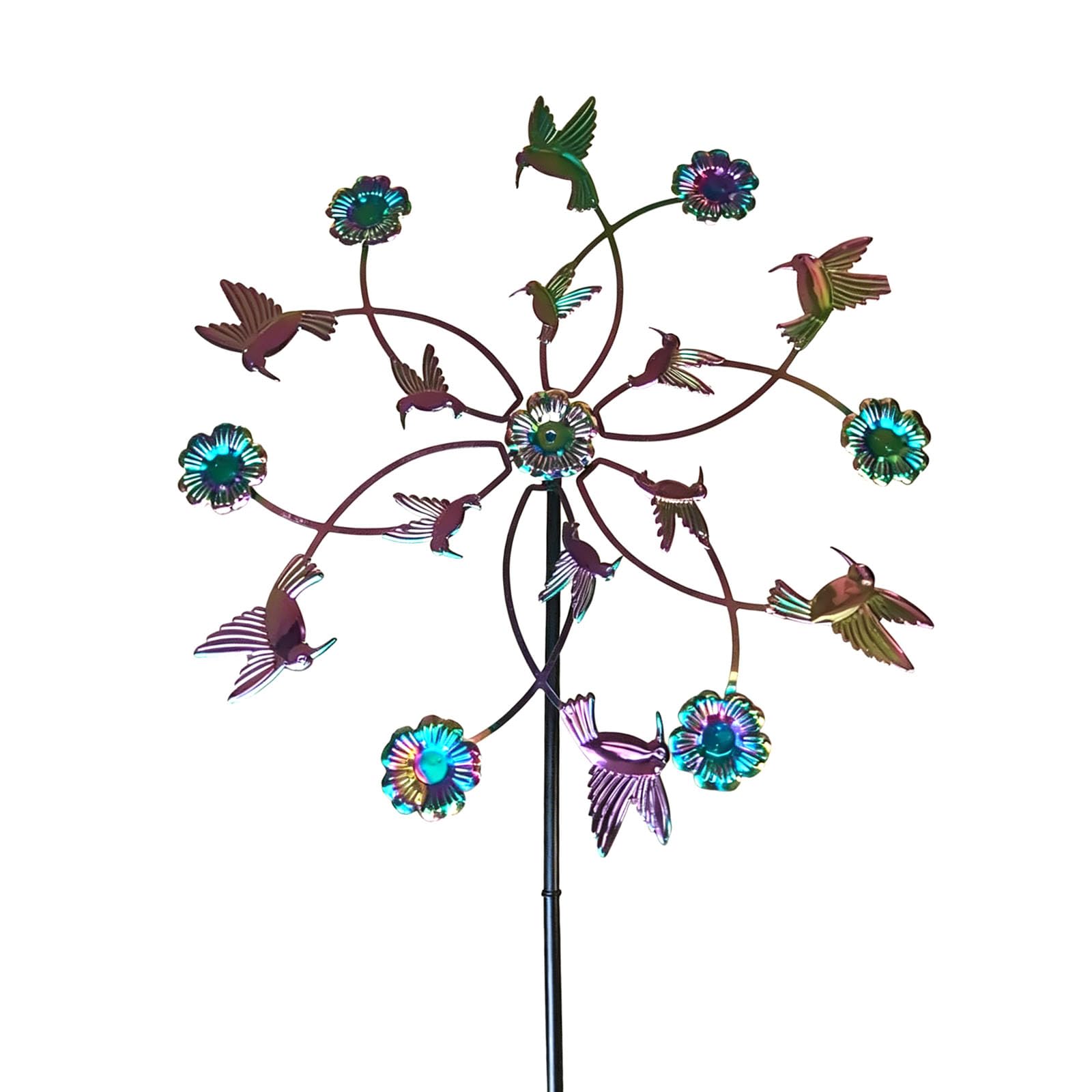 Evoking Metal Windmill for Backyard and Landscape Decoration Enduring Strength Vintage Fashion Wind Spinner