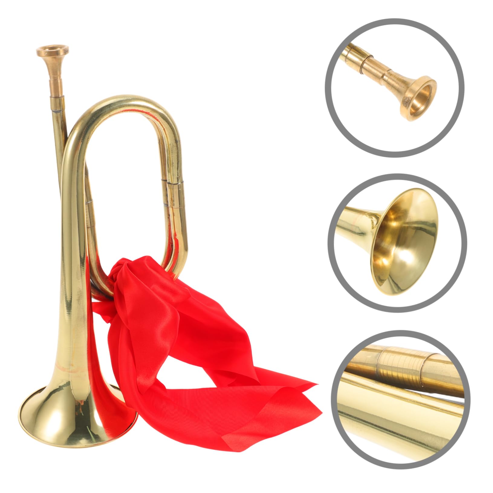 iplusmile Tromba Professionale in Lega Leggera, Strumento a Fiato Per Principianti, Strumento Musicale Per Studenti Facile Da Trasportare e Durevole Per Uso Prolungato