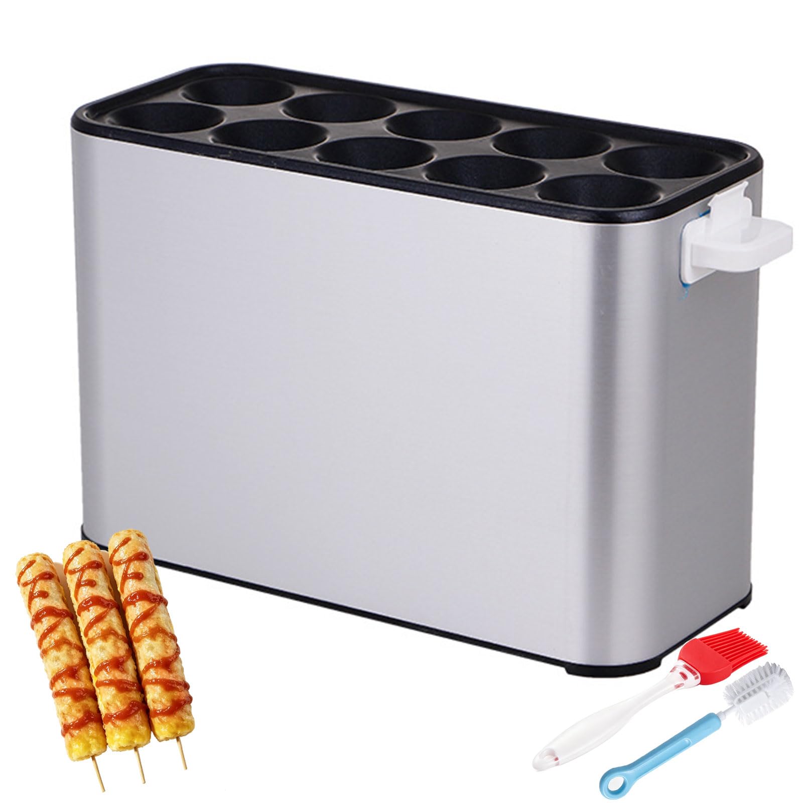 Máquina Automática de Rollitos de Huevo, Tortilla y Salchichas, 10 Tubos