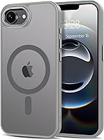 Vista 188 de Anuck - Funda magnética para iPhone 11 compatible con MagSafe, carcasa trasera mate translúcida dura, borde de TPU, delgada, resistente a impactos