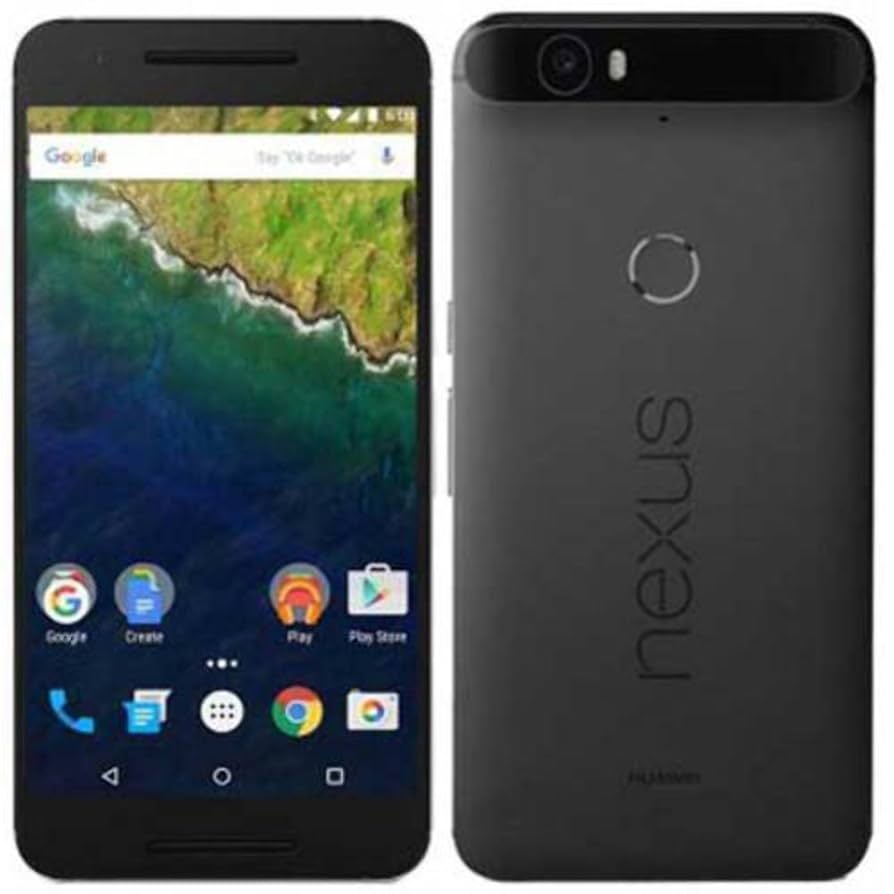 Googleストア版　Nexus6p 64GB simフリー　グラファイト グーグル、Android 6.0でアルミボディの5.7型スマホ「Nexus 6P
