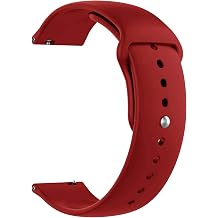 Quick Release Watch Band Compatible With Timex Expedition Capstone Chronograph 41 MM Silicone Replacement Smart Watch Strap with Button Lock