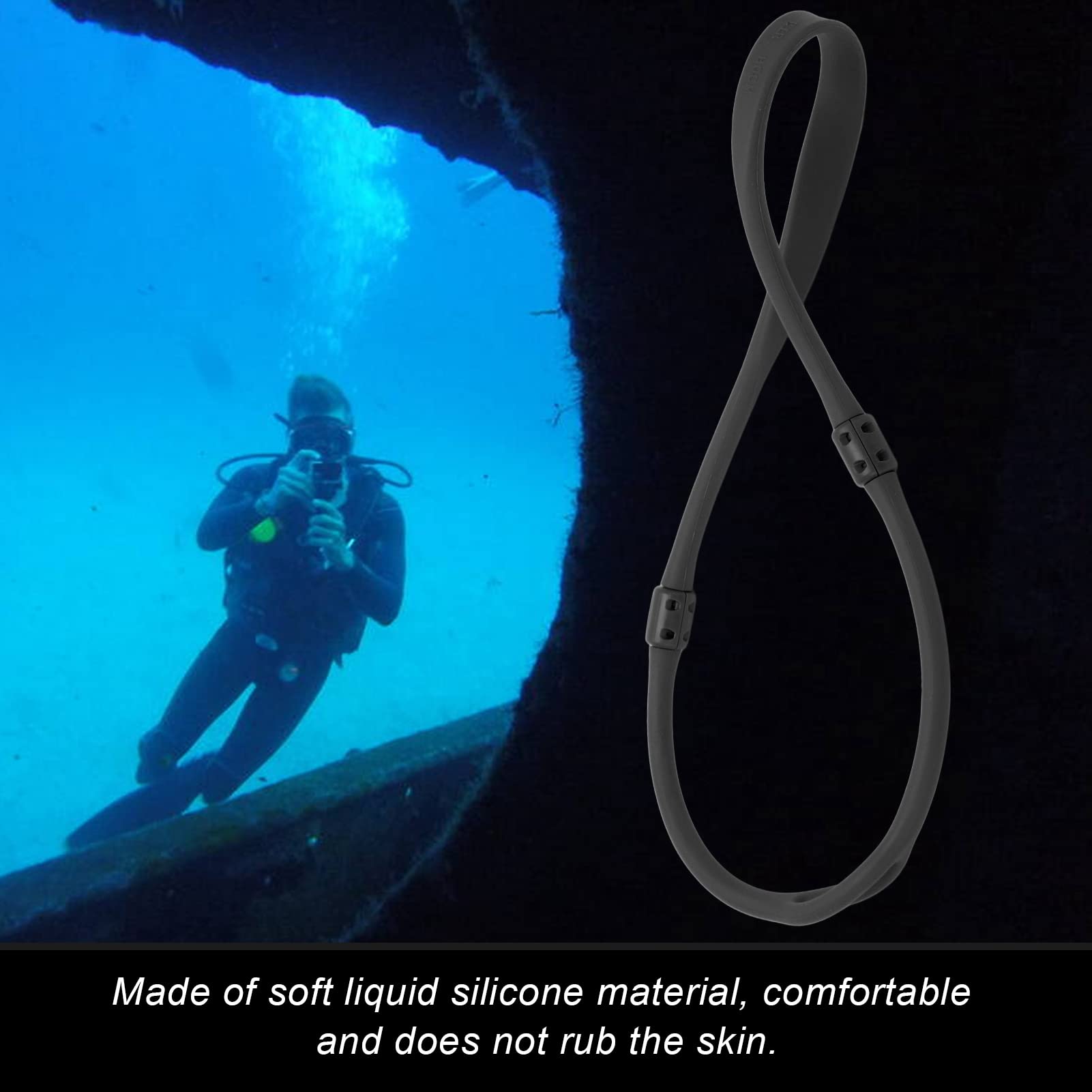 VGEBY Supporto per Regolatore in Silicone per Immersioni Subacquee