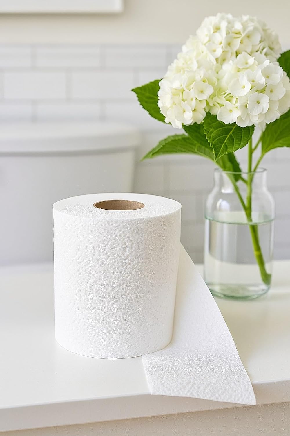 96 Rolls, Premium 2-Ply Toilet Paper, 176 Sheets Per Roll – Soft & Strong Bathroom Tissue, Septic-Safe, for small toilet paper holder Made in USA