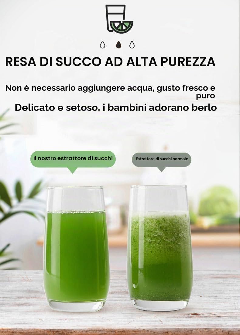 SOKANY Estrattore di succo centrifugo 1200W Centrifuga Frutta e Legumi Touch Screen LCD Juicer Rapida con Efficienza di Succo Ottimizzata, Acciaio Inossidabile, 2 Velocità, 85 mm Bocca larga SK-03014