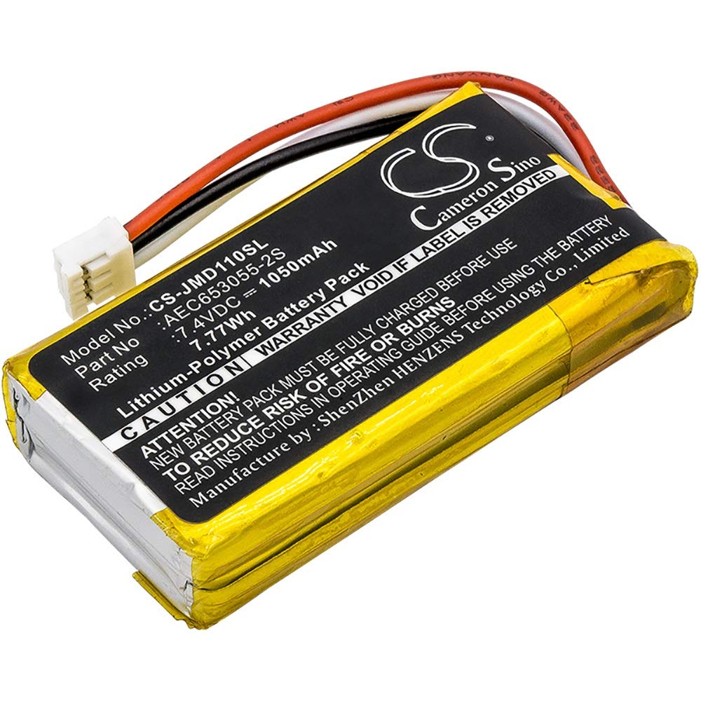 YINHUAN 1050mAh/7.77Wh 7.4V Speaker Battery For Flip, Flip 1 (Color : Black, Size : 55.40 x 29.30 x 12.96mm)