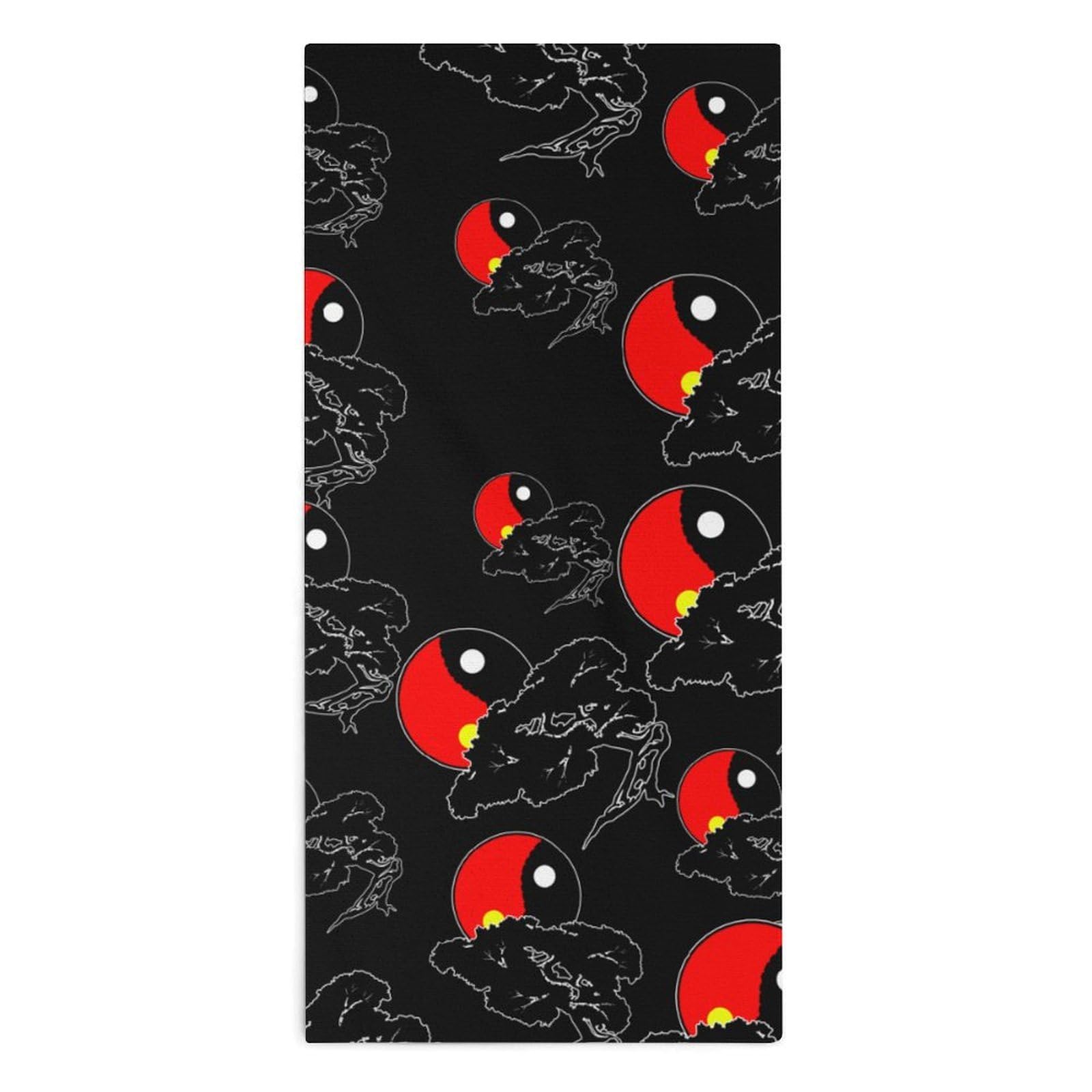TXFBTRFSA Bonsai Ying And Yang Tree Hand Towels for Adult Face Towel Bath Beach Swim Accessories