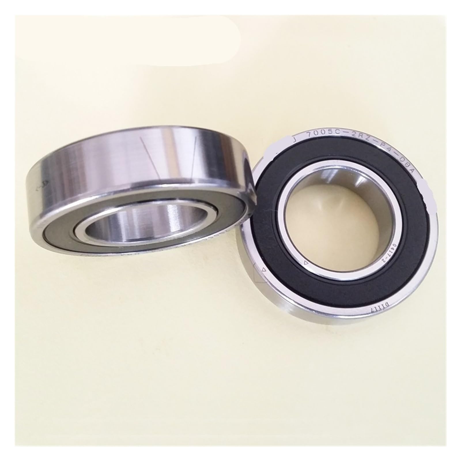 CJKXPZMH 1 Pair 7005 7005C 2RZ 25x47x12 25x47x24 Sealed Angular Contact Bearings Spindle Bearings ABEC-7