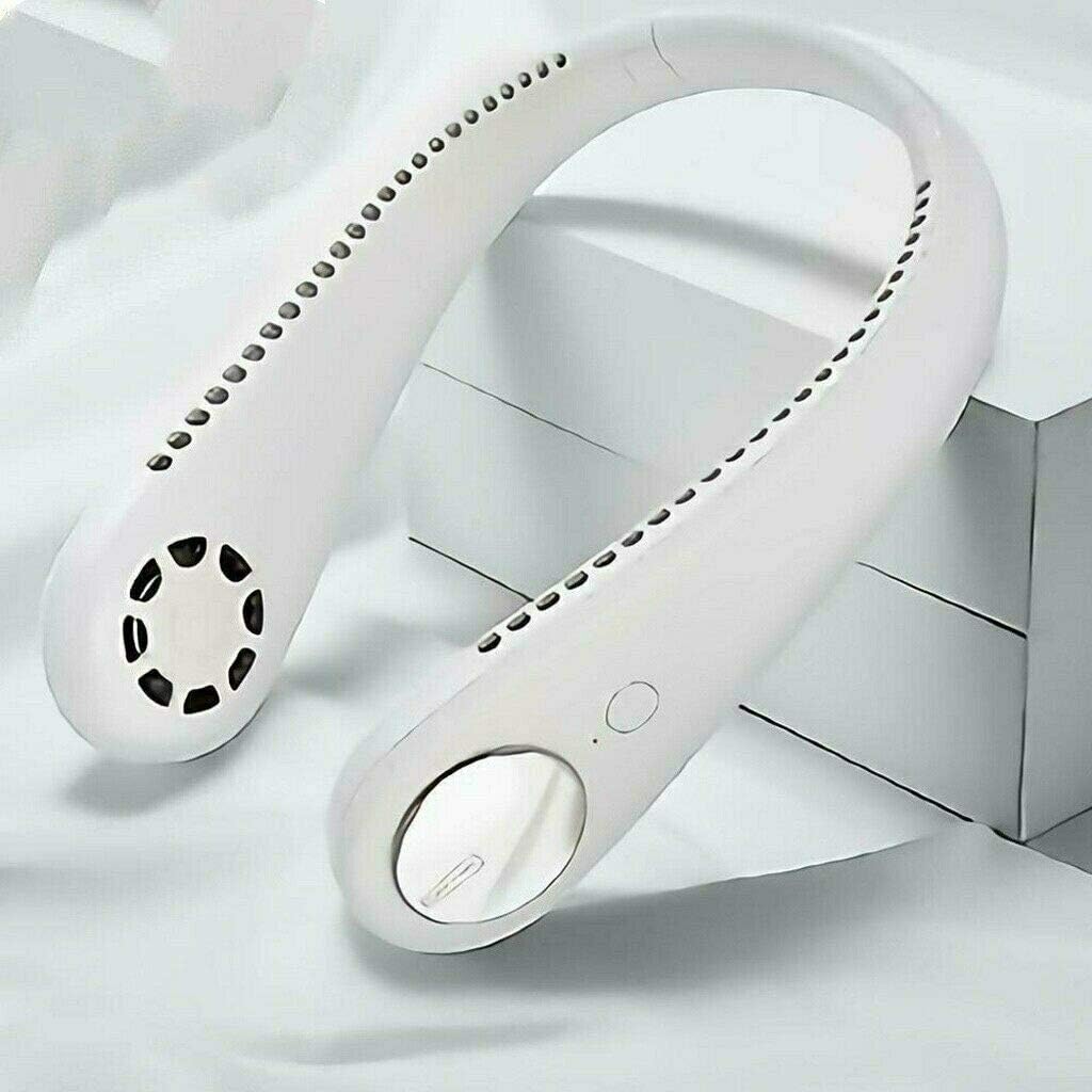 Neck Fan Bladeless Hands Free Portable fan,Leafless Hanging Neck Fan